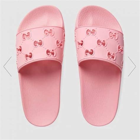 gucci slides pink and purple|Gucci flip flops for women.